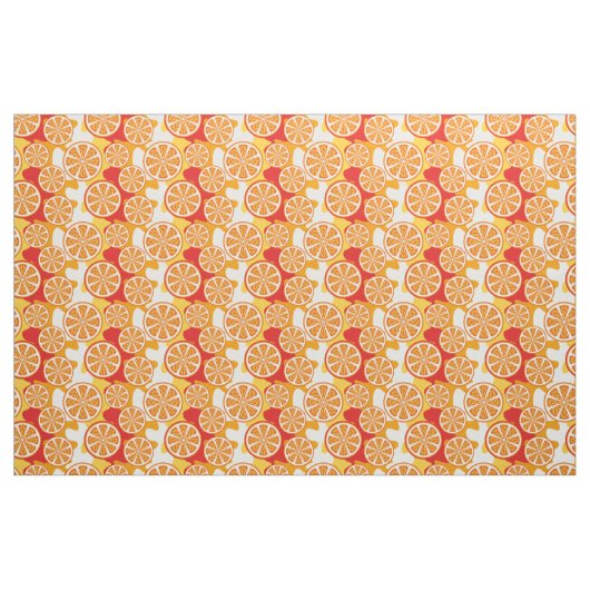 Orange Muster Stoff (Fat Quarter (45,7 x 55,9 cm))