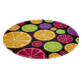 Orange Muster und Hintergrund Schneidebrett (Ecke)