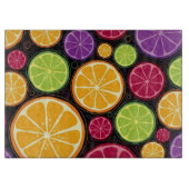 Orange Muster und Hintergrund Schneidebrett (Vorderseite)