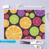 Orange Muster und Hintergrund Seidenpapier (Handwerk)