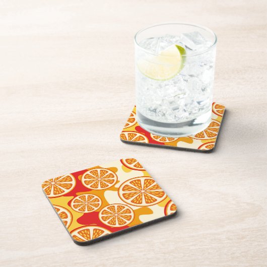 Orange Muster Untersetzer (Rechte Seite)