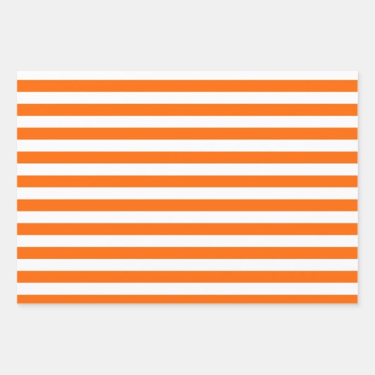Orange Muster Wrapping Paper Sheet Set Geschenkpapier Set (Vorderseite)