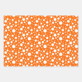 Orange Muster Wrapping Paper Sheet Set Geschenkpapier Set (Vorderseite 3)