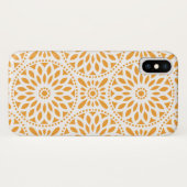 Orange Musterabstrakter Mandala Case-Mate iPhone Hülle (Rückseite (Horizontal))