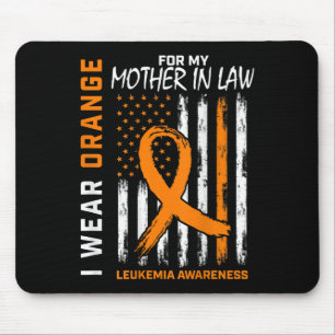 Orange Mutter im Gesetz Leukämie Bewusstsein Ameri Mousepad