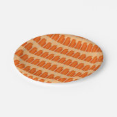 Orange n' Creamsikel Eiscreme Popsikel Pappteller (Schrägansicht)