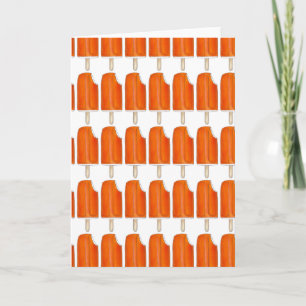 Orange n' Creamsikel Popsicle Notecards Karte