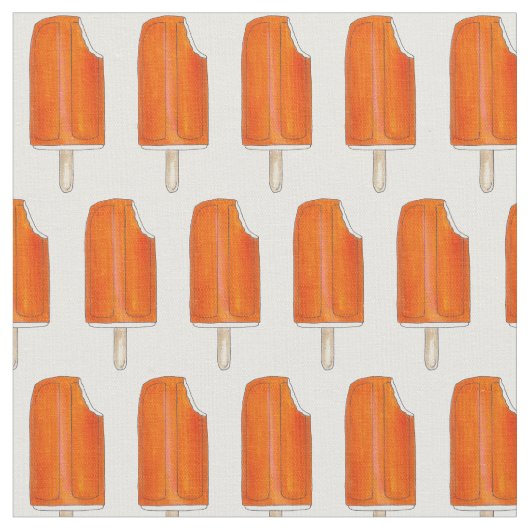 Orange n' Creme Creamsicle Ice Creme Popsiculum Stoff (Nahaufnahme)
