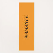 Orange Namaste Yoga Mat Yogamatte (Vorderseite)