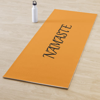 Orange Namaste Yoga Mat Yogamatte
