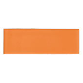 Orange Name Tag Namenschild (Vorderseite)