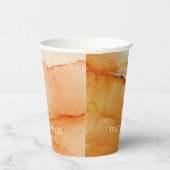 Orange Named Party Paper Cups Pappbecher (Rechts)