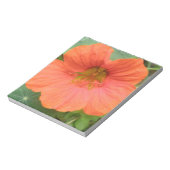 Orange Nasturtium Blume Notepad Notizblock (Rotiert)