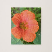 Orange Nasturtium Blume Puzzle (Vertikal)