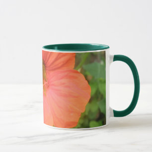 Orange Nasturtium Blume Tasse
