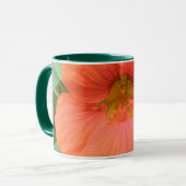 Orange Nasturtium Blume Tasse (Vorderseite Links)