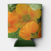 Orange Nasturtium Can Cooler Dosenkühler (Vorderseite)