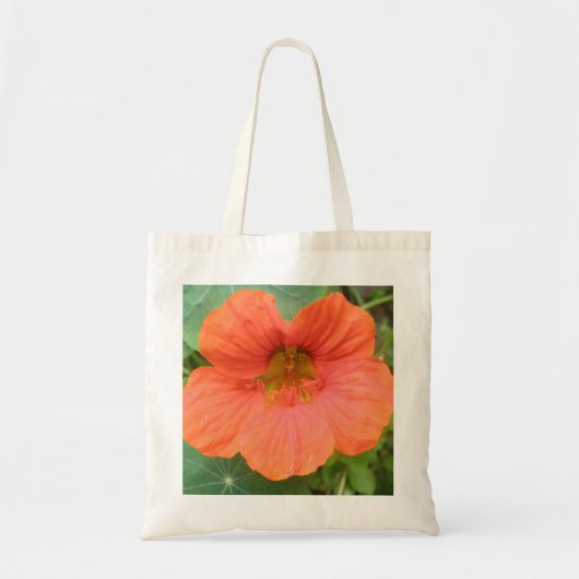 Orange Nasturtium Tote Bag Tragetasche (Vorne)
