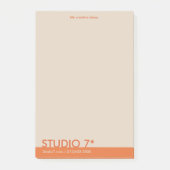 Orange - Natural Series Post-it Klebezettel (Vorderseite)