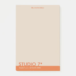 Orange - Natural Series Post-it Klebezettel