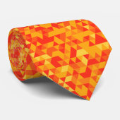 Orange Neck Tie Krawatte (Gerollt)