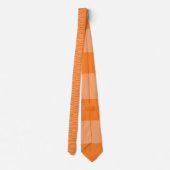Orange Neck Tischtuch mit Abstrakter Pfirsichfarbe Krawatte (Rückseite)