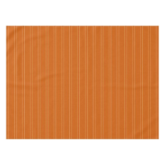 Orange, neutrale, doppelreife Baumwolle Tischdecke (Vorderseite (Horizontal))