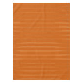 Orange, neutrale, doppelreife Baumwolle Tischdecke (Vorderseite)