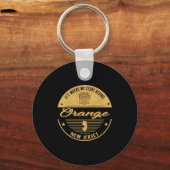 Orange New Jersey Its Where My Story Begins Schlüsselanhänger (Vorderseite)