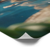 *~* Orange Niedlich Sweet AP68 2:3 Kitten Tabby Poster (Ecke)