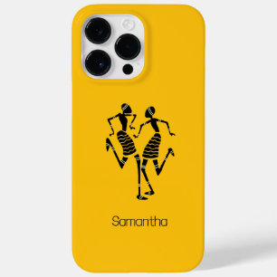 Orange, Niedliche Silhouette Happy Dancers Case-Mate iPhone 14 Pro Max Hülle