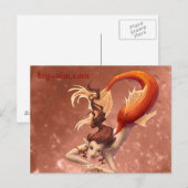Orange Nix Postcard Postkarte (Vorne/Hinten)