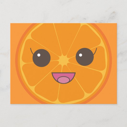 Orange Not Banana Postkarte (Vorderseite)