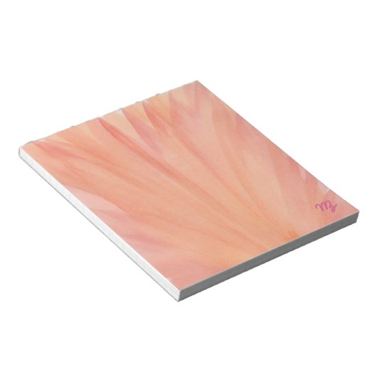 Orange Notepad Notizblock (angewinkelt)