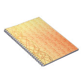 Orange Notizblock (Rechte Seite)