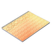Orange Notizblock (Linke Seite)