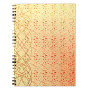 Orange Notizblock