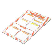 Orange Nursing - Pathophysiologie - Vorlage Notizblock (angewinkelt)