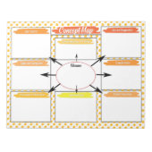 Orange Nursing Student Concept Template Notizblock (Vorderseite)