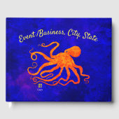 Orange Octopus - Gästebuch (Vorderseite)
