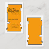 orange OddRex Visitenkarte (Vorne/Hinten)