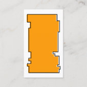orange OddRex Visitenkarte (Rückseite)