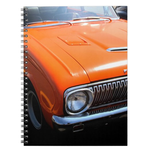 Orange Oldtimer ~ von Sharon Dawn ~ Notizblock (Vorderseite)