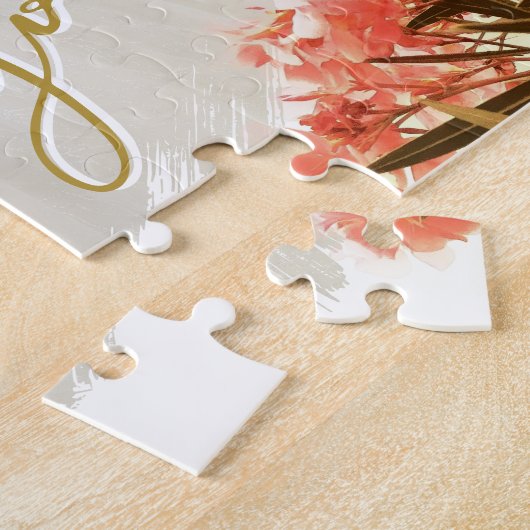 Orange Oleander Blume Foto Vielen Dank für Ihre Ho Puzzle (Seite)