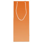 Orange Ombre Geschenktüte Für Weinflaschen (Rückseite)