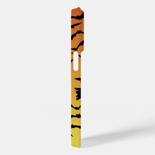 Orange Ombre Halloween Phone Case (Rückseite / Rechts)