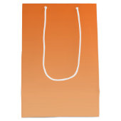 Orange Ombre Mittlere Geschenktüte (Rückseite)