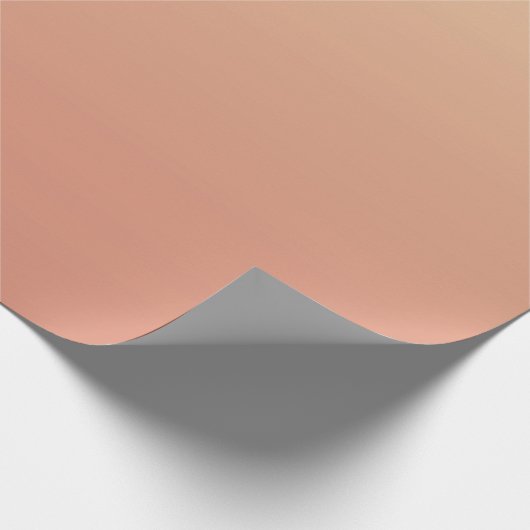 Orange Ombre Pattern Geschenkpapier (Ecke)