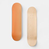 Orange Ombre Skateboard (Vorderseite)