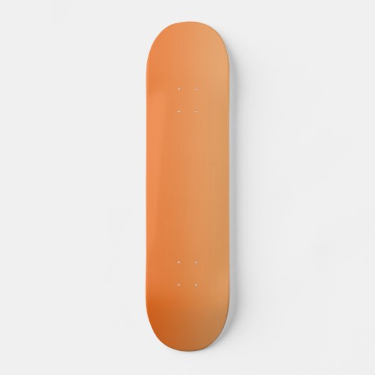 Orange Ombre Skateboard (Vorderseite)
